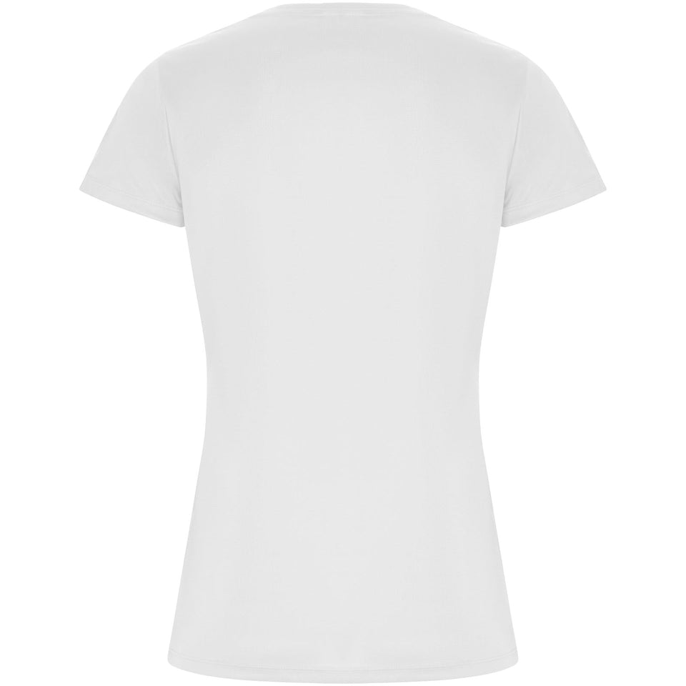 T-shirt sportiva a maniche corte da donna Imola personalizzato con logo - Pubblienne