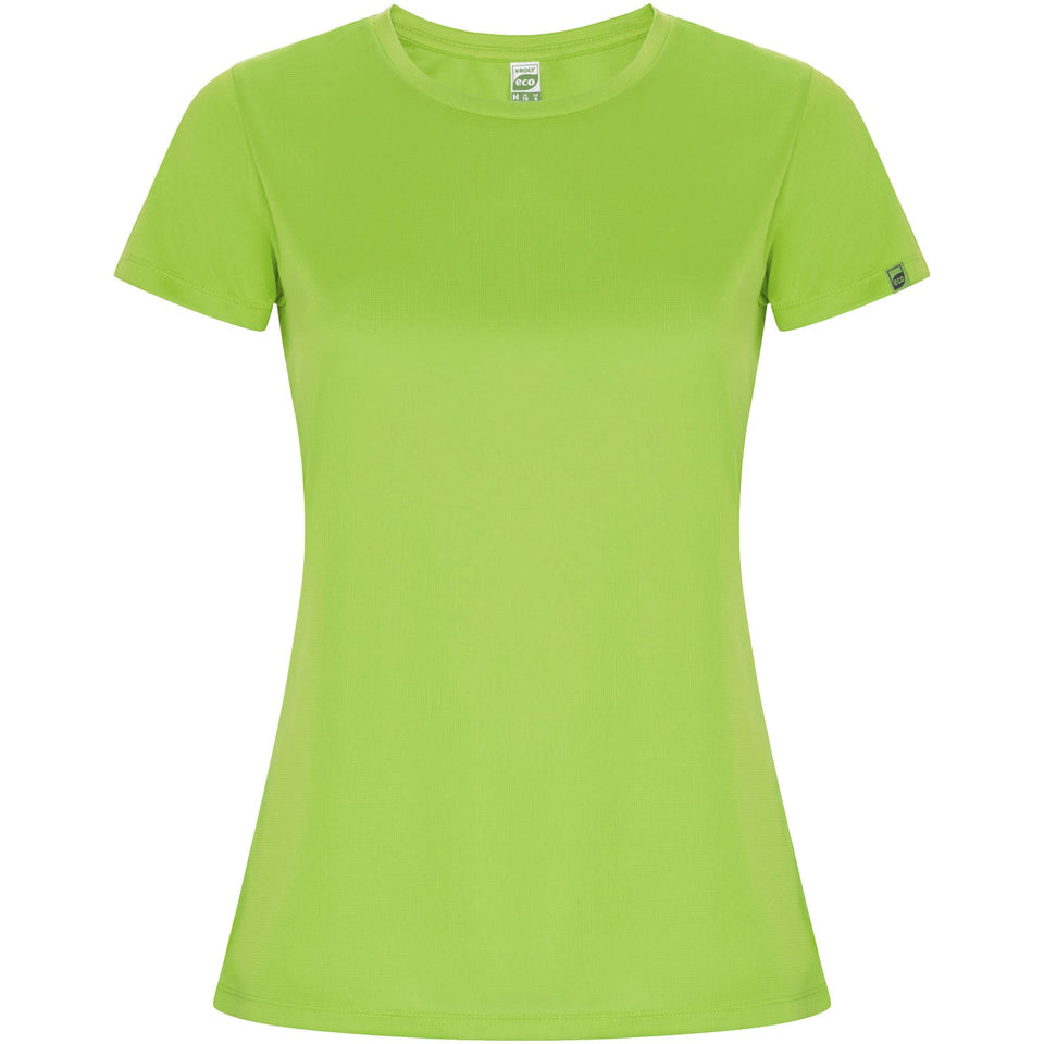 T-shirt sportiva a maniche corte da donna Imola personalizzato con logo - Pubblienne