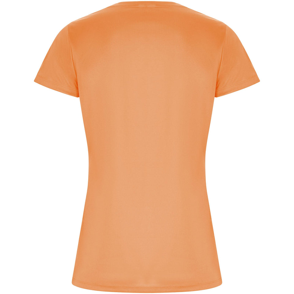 T-shirt sportiva a maniche corte da donna Imola personalizzato con logo - Pubblienne