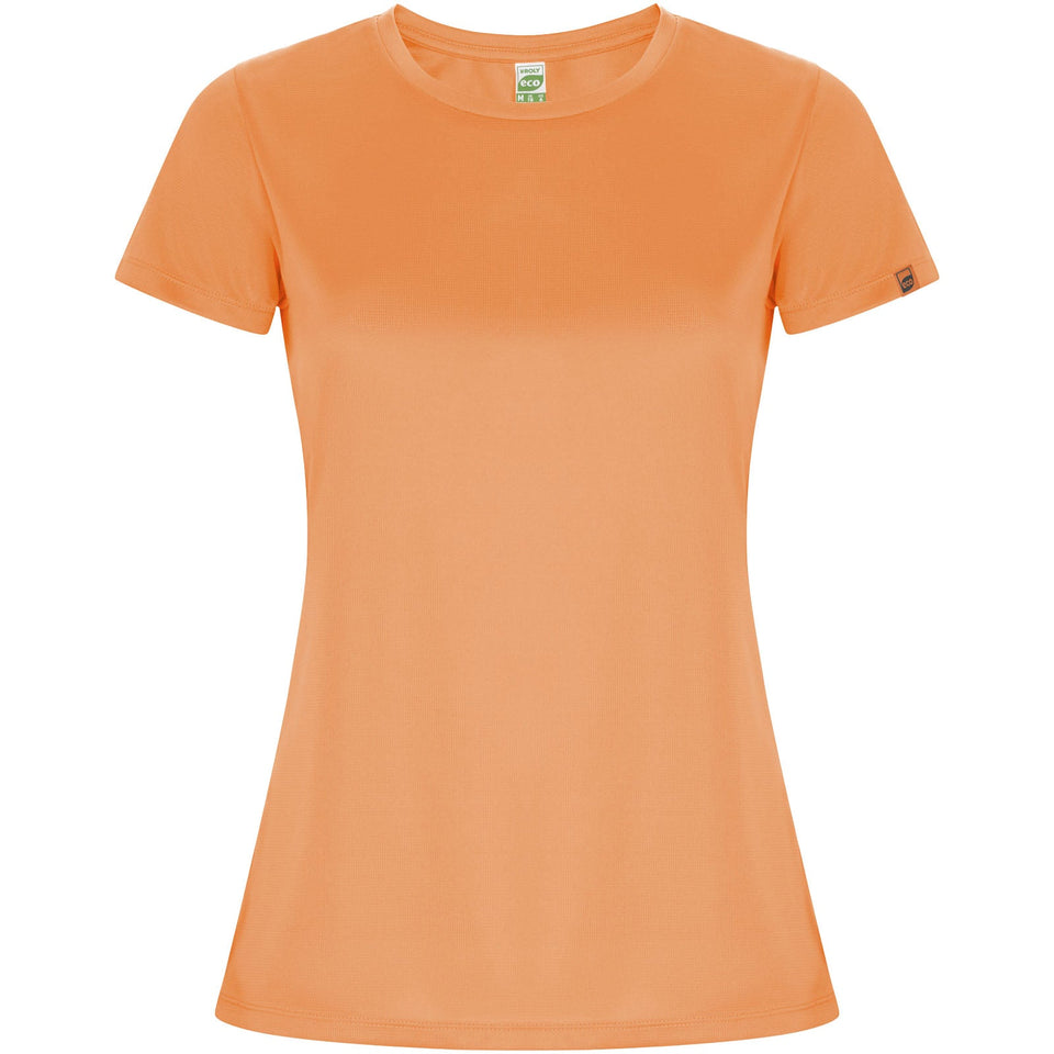 T-shirt sportiva a maniche corte da donna Imola personalizzato con logo - Pubblienne