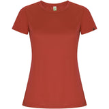 T-shirt sportiva a maniche corte da donna Imola personalizzato con logo - Pubblienne