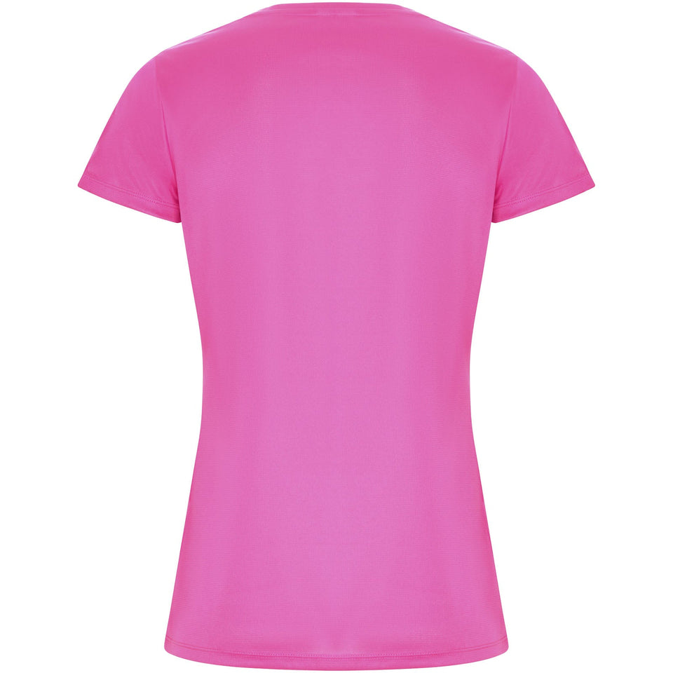 T-shirt sportiva a maniche corte da donna Imola personalizzato con logo - Pubblienne