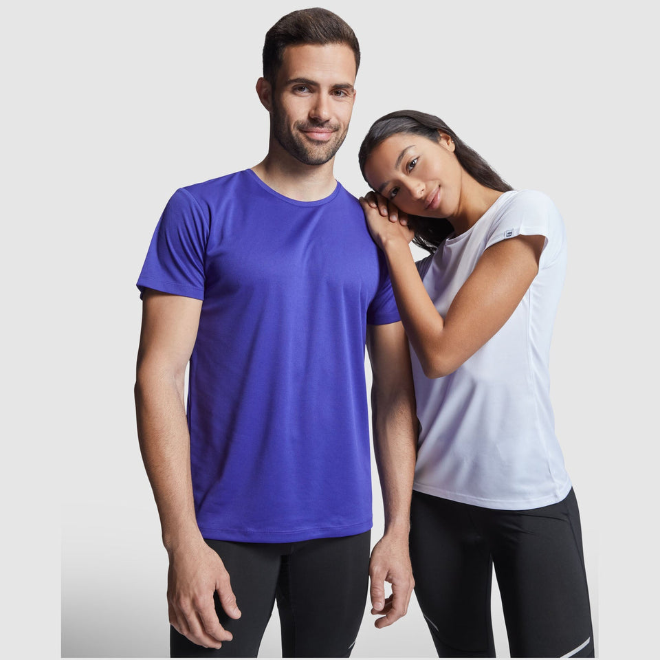 T-shirt sportiva a maniche corte da donna Imola personalizzato con logo - Pubblienne