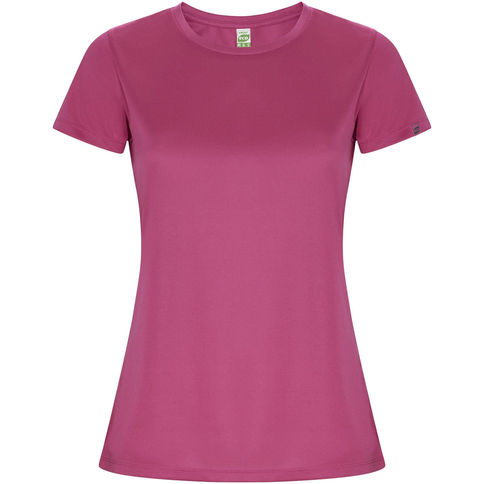 T-shirt sportiva a maniche corte da donna Imola personalizzato con logo - Pubblienne