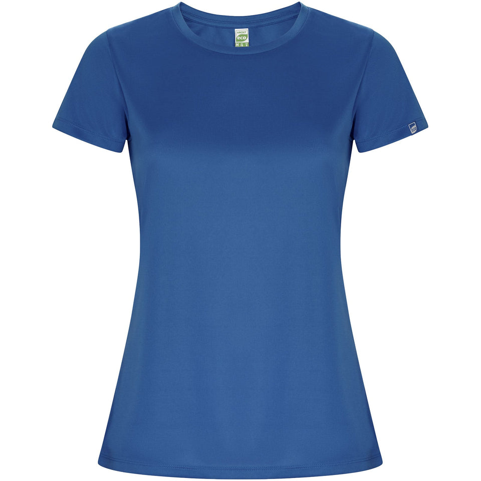 T-shirt sportiva a maniche corte da donna Imola personalizzato con logo - Pubblienne