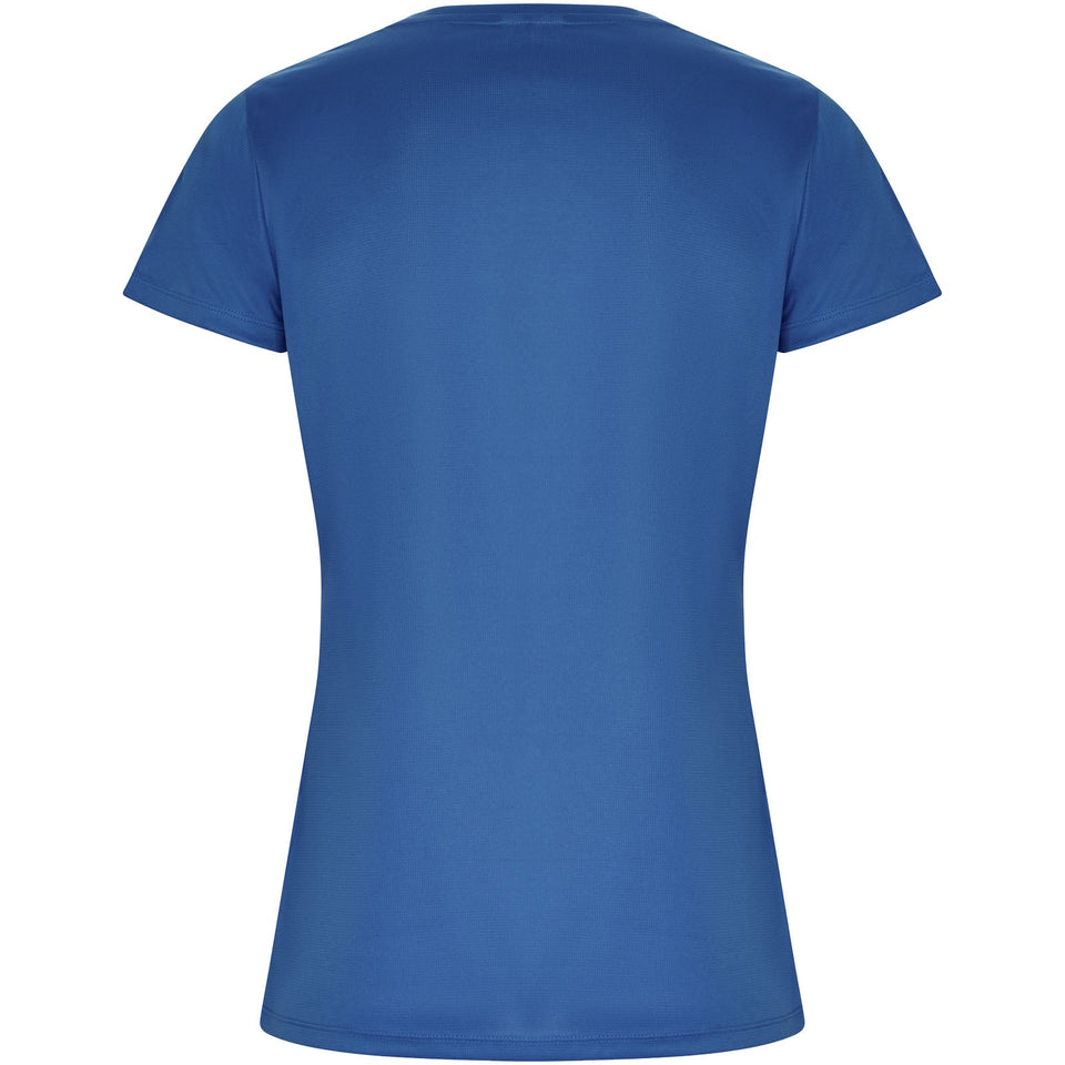 T-shirt sportiva a maniche corte da donna Imola personalizzato con logo - Pubblienne