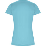 T-shirt sportiva a maniche corte da donna Imola personalizzato con logo - Pubblienne