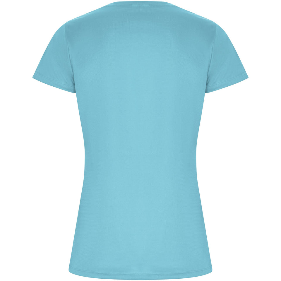T-shirt sportiva a maniche corte da donna Imola personalizzato con logo - Pubblienne