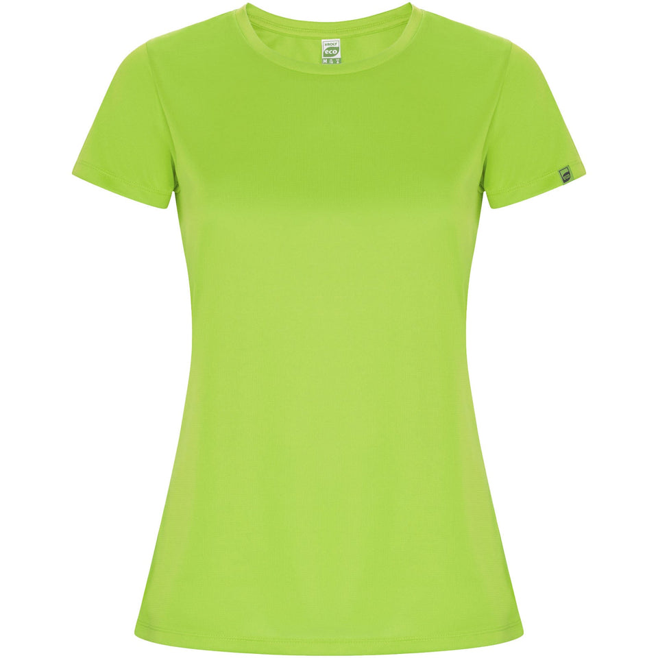T-shirt sportiva a maniche corte da donna Imola personalizzato con logo - Pubblienne