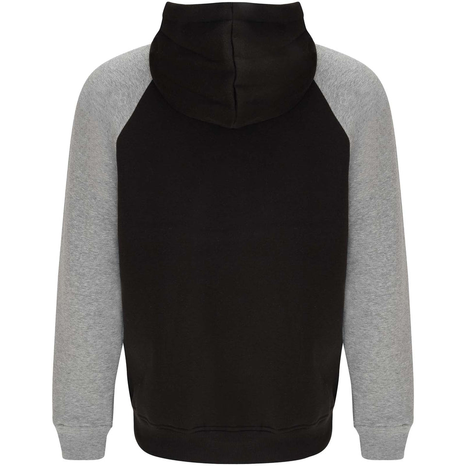 Felpa con cappuccio unisex bicolore Badet personalizzato con logo - Pubblienne