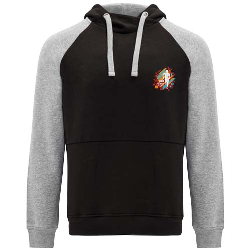 Felpa con cappuccio unisex bicolore Badet personalizzato con logo - Pubblienne
