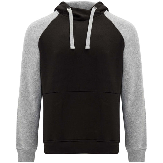 Felpa con cappuccio unisex bicolore Badet personalizzato con logo - Pubblienne