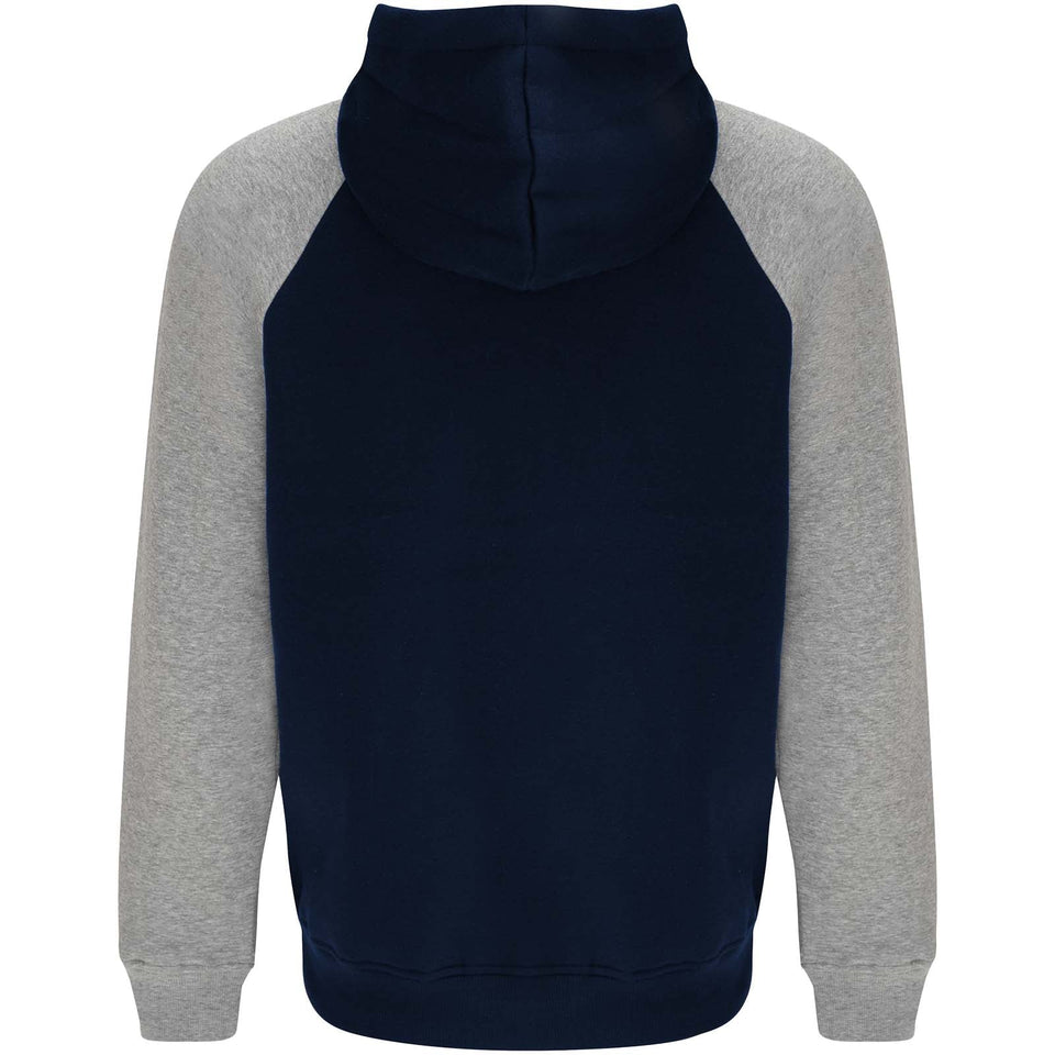 Felpa con cappuccio unisex bicolore Badet personalizzato con logo - Pubblienne