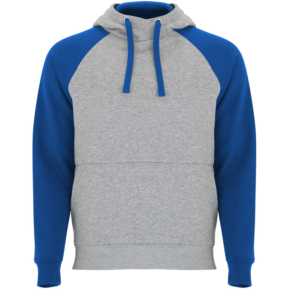 Felpa con cappuccio unisex bicolore Badet personalizzato con logo - Pubblienne