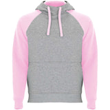 Felpa con cappuccio unisex bicolore Badet personalizzato con logo - Pubblienne