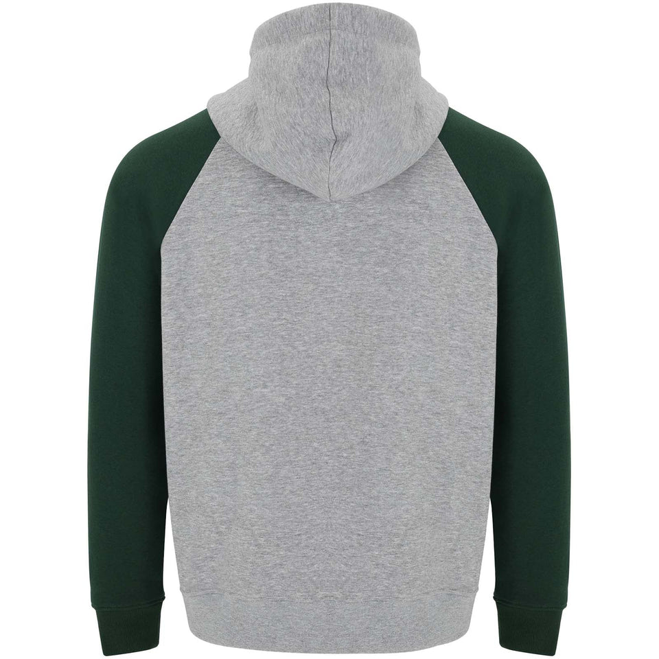 Felpa con cappuccio unisex bicolore Badet personalizzato con logo - Pubblienne