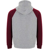 Felpa con cappuccio unisex bicolore Badet personalizzato con logo - Pubblienne