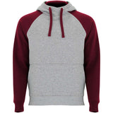 Felpa con cappuccio unisex bicolore Badet personalizzato con logo - Pubblienne