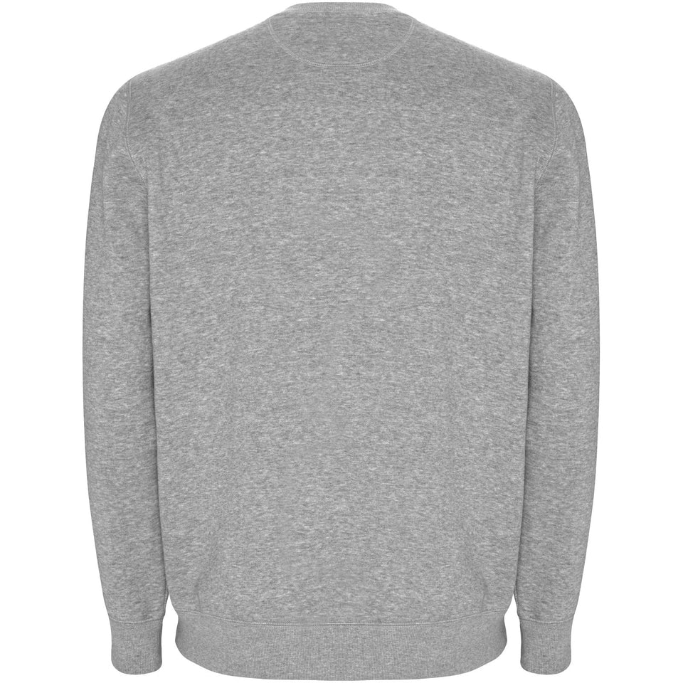 Maglione unisex a girocollo in cotone biologico Batian personalizzato con logo - Pubblienne
