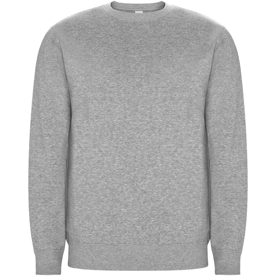 Maglione unisex a girocollo in cotone biologico Batian personalizzato con logo - Pubblienne