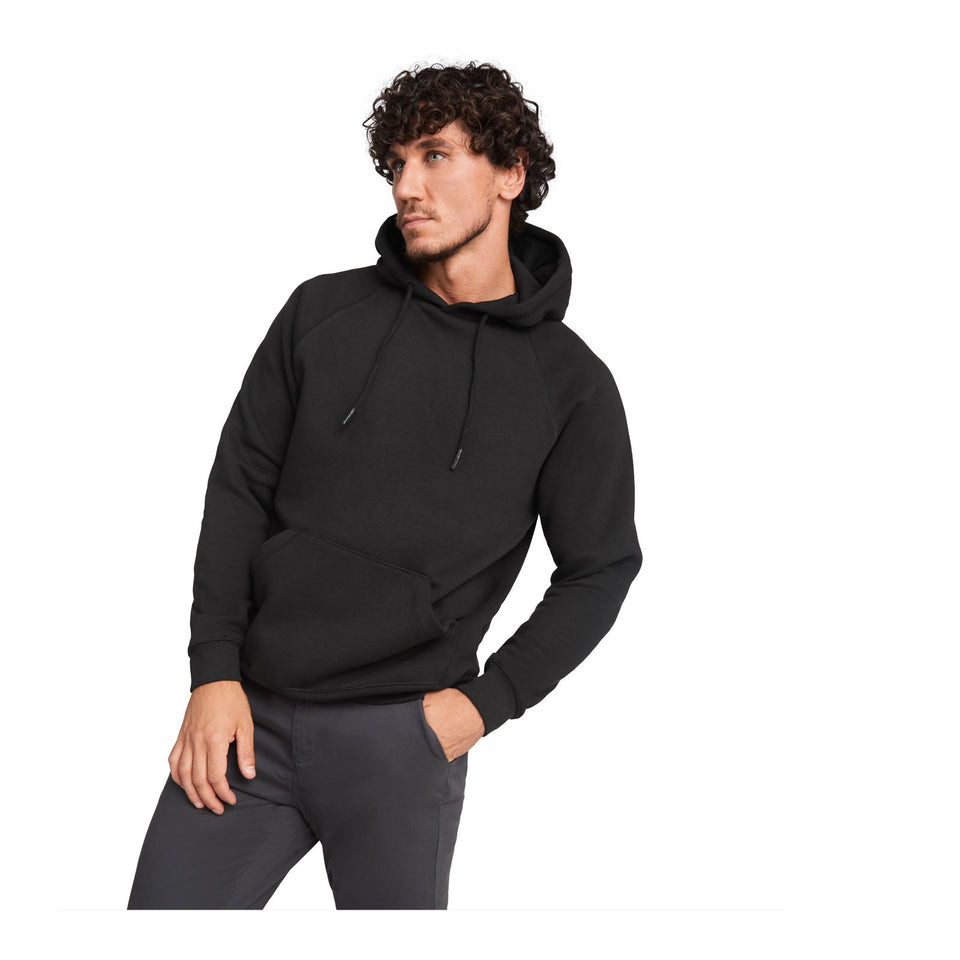 Felpa con cappuccio unisex in cotone biologico Vinson personalizzato con logo - Pubblienne