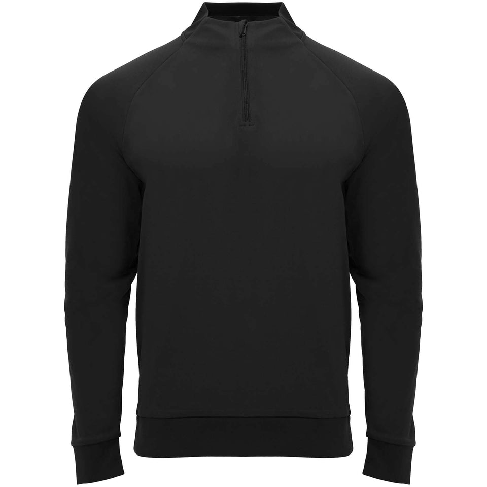 Felpa a maniche lunghe con zip a un quarto unisex Epiro personalizzato con logo - Pubblienne