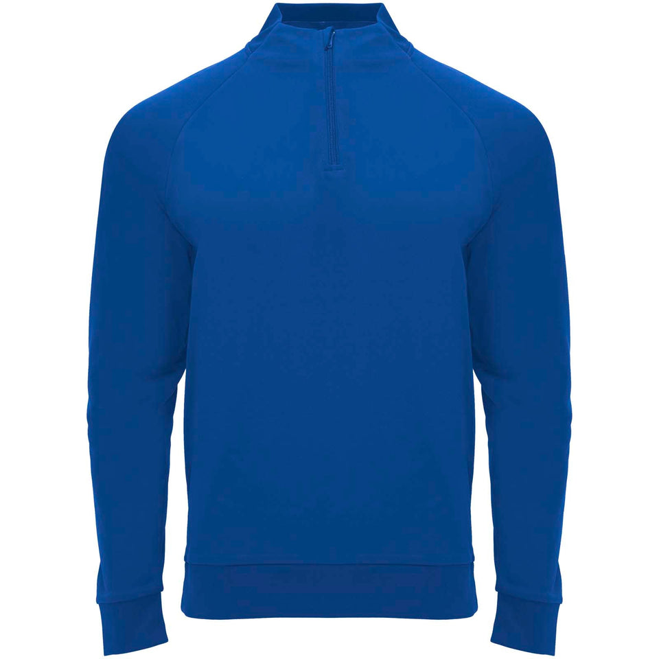 Felpa a maniche lunghe con zip a un quarto unisex Epiro personalizzato con logo - Pubblienne