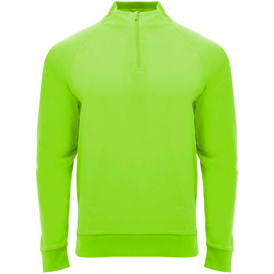 Felpa a maniche lunghe con zip a un quarto unisex Epiro personalizzato con logo - Pubblienne