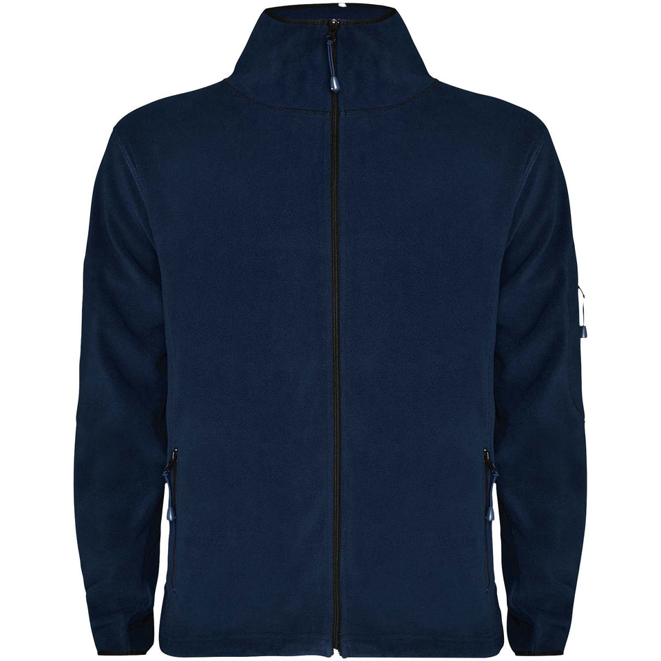 Giacca in pile da uomo con cerniera intera Luciane personalizzato con logo - Pubblienne