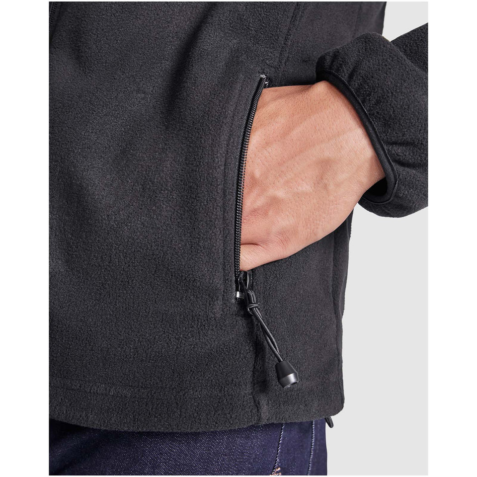 Giacca in pile da uomo con cerniera intera Luciane personalizzato con logo - Pubblienne