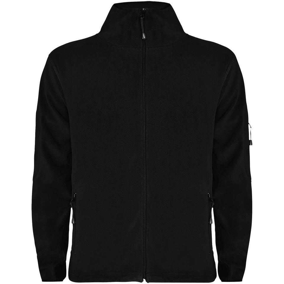 Giacca in pile da uomo con cerniera intera Luciane personalizzato con logo - Pubblienne