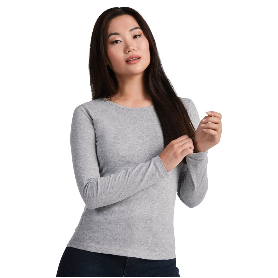 T-shirt a maniche lunghe da donna Extreme personalizzato con logo - Pubblienne