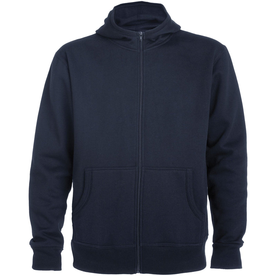 Felpa unisex con cappuccio e zip intera Montblanc personalizzato con logo - Pubblienne