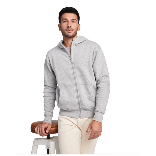 Felpa unisex con cappuccio e zip intera Adulto e Bambino personalizzato con logo - Pubblienne