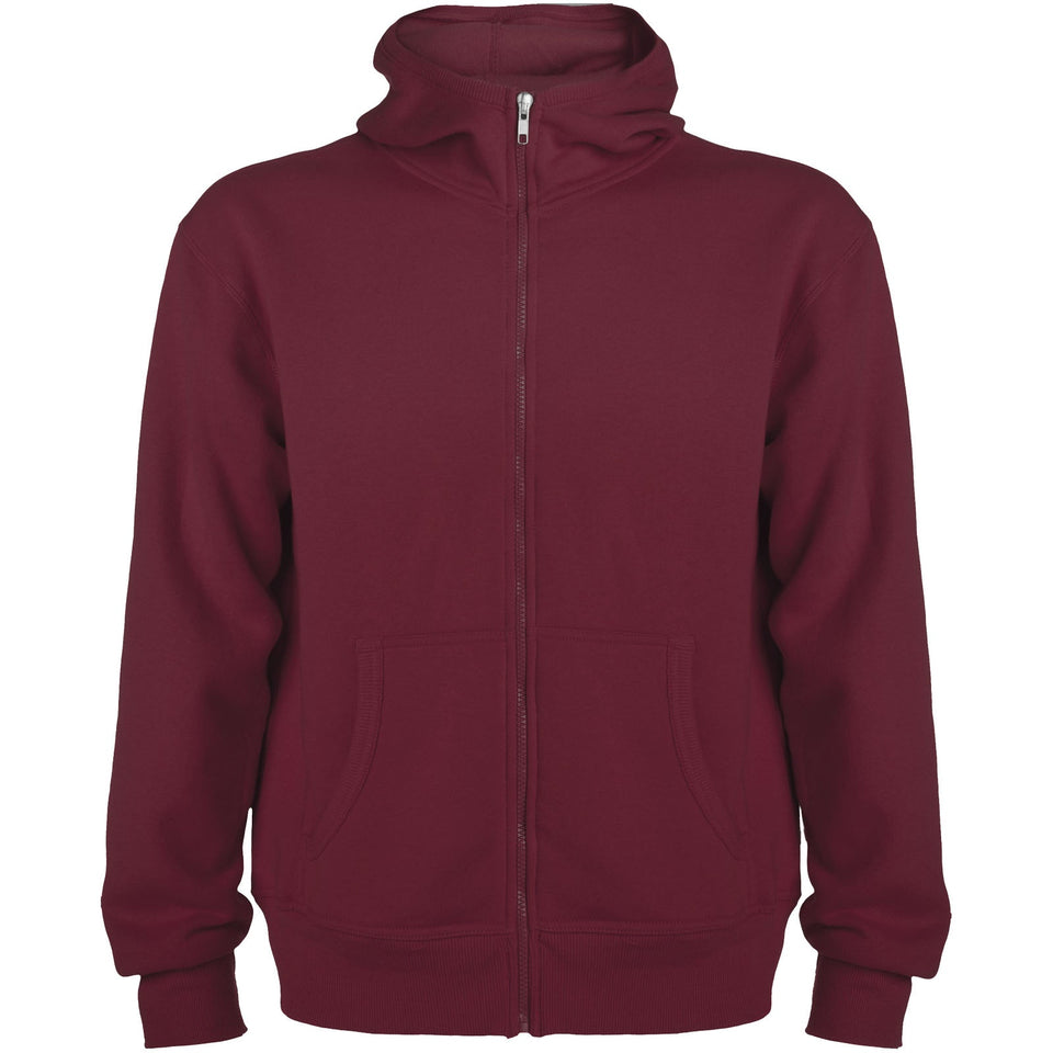 Felpa unisex con cappuccio e zip intera Montblanc personalizzato con logo - Pubblienne