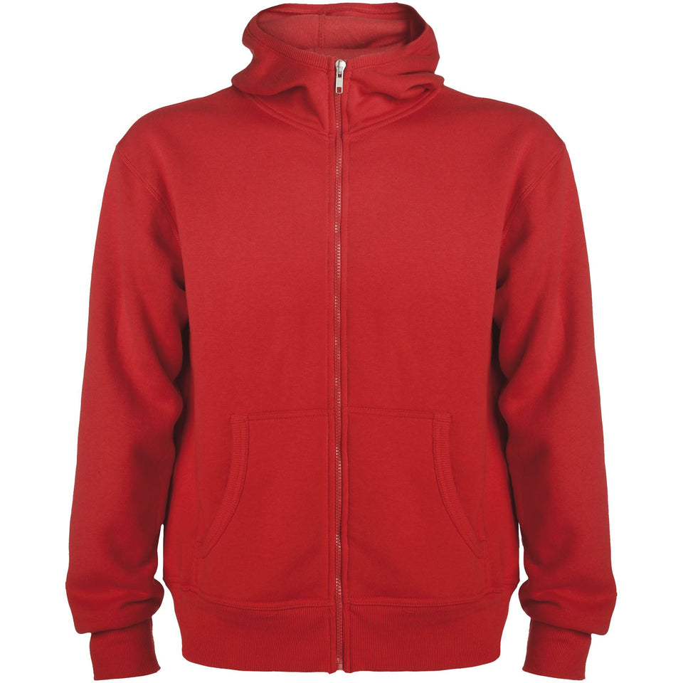 Felpa unisex con cappuccio e zip intera Montblanc personalizzato con logo - Pubblienne