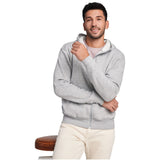 Felpa unisex con cappuccio e zip intera Montblanc personalizzato con logo - Pubblienne
