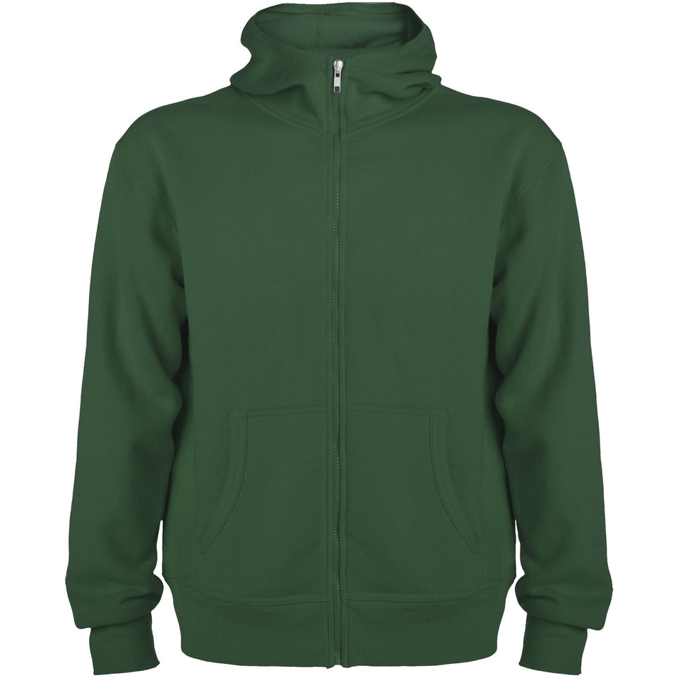 Felpa unisex con cappuccio e zip intera Montblanc personalizzato con logo - Pubblienne
