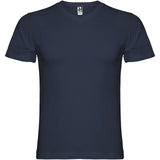 T-shirt a maniche corte con scollo a V da uomo Samoyedo personalizzato con logo - Pubblienne