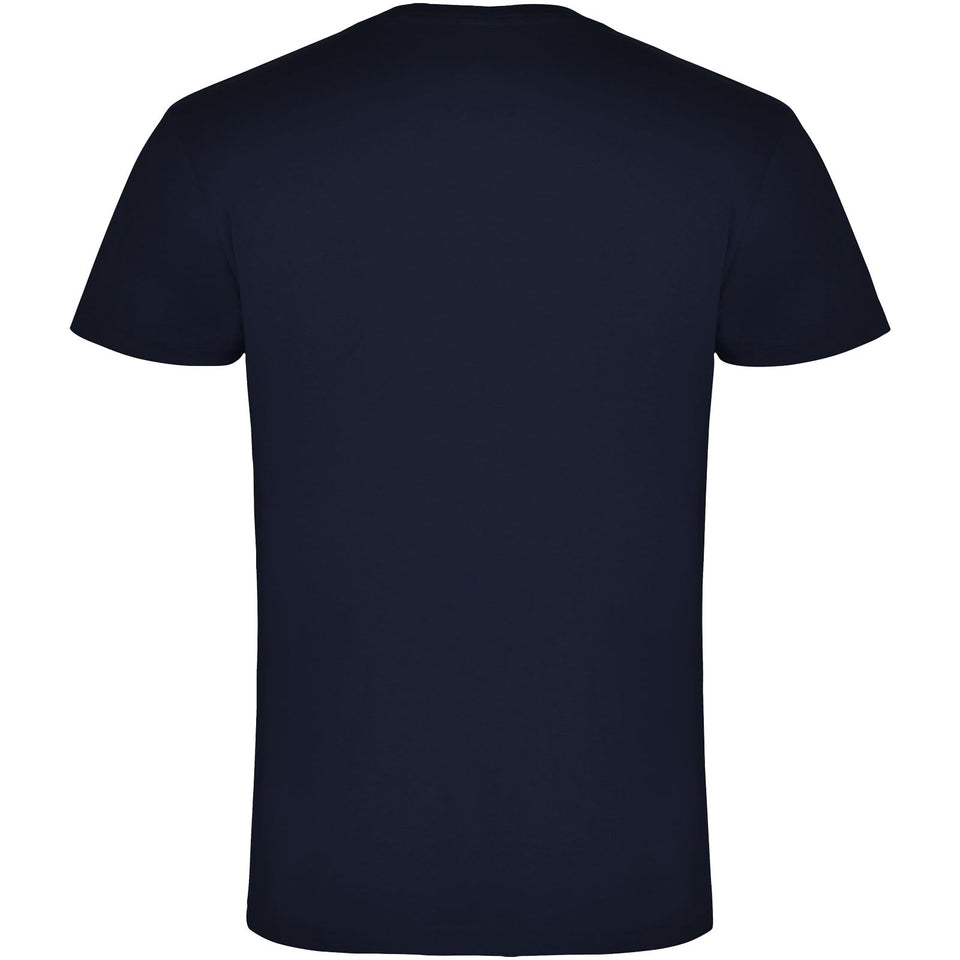 T-shirt a maniche corte con scollo a V da uomo Samoyedo personalizzato con logo - Pubblienne