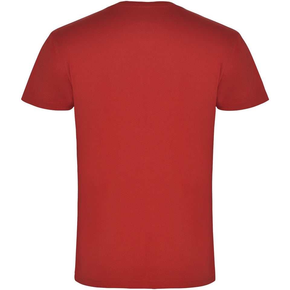 T-shirt a maniche corte con scollo a V da uomo Samoyedo personalizzato con logo - Pubblienne