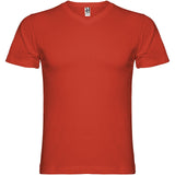 T-shirt a maniche corte con scollo a V da uomo Samoyedo personalizzato con logo - Pubblienne