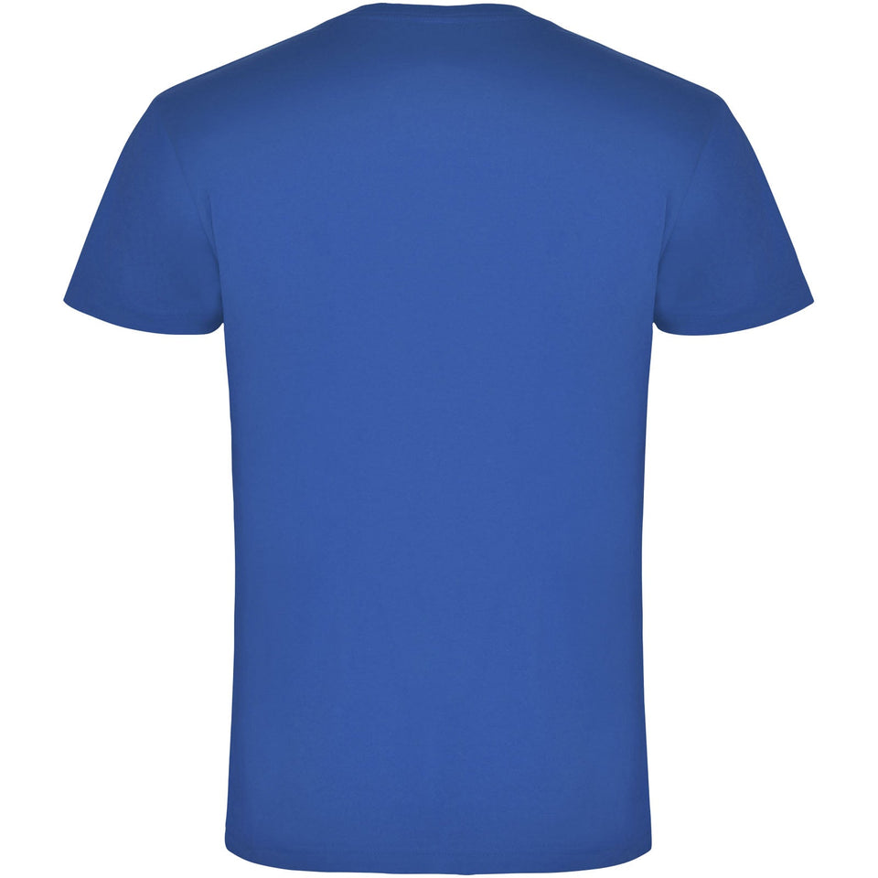 T-shirt a maniche corte con scollo a V da uomo Samoyedo personalizzato con logo - Pubblienne