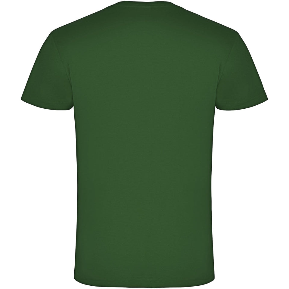 T-shirt a maniche corte con scollo a V da uomo Samoyedo personalizzato con logo - Pubblienne