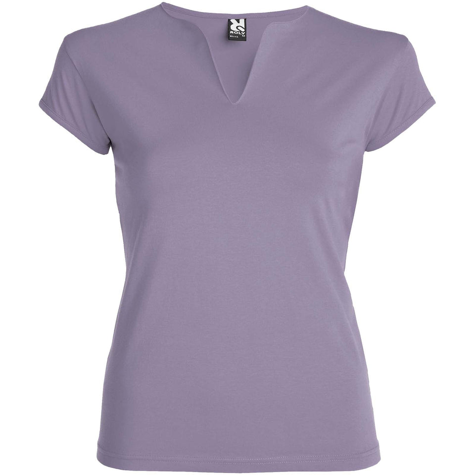 T-shirt a maniche corte da donna Belice personalizzato con logo - Pubblienne