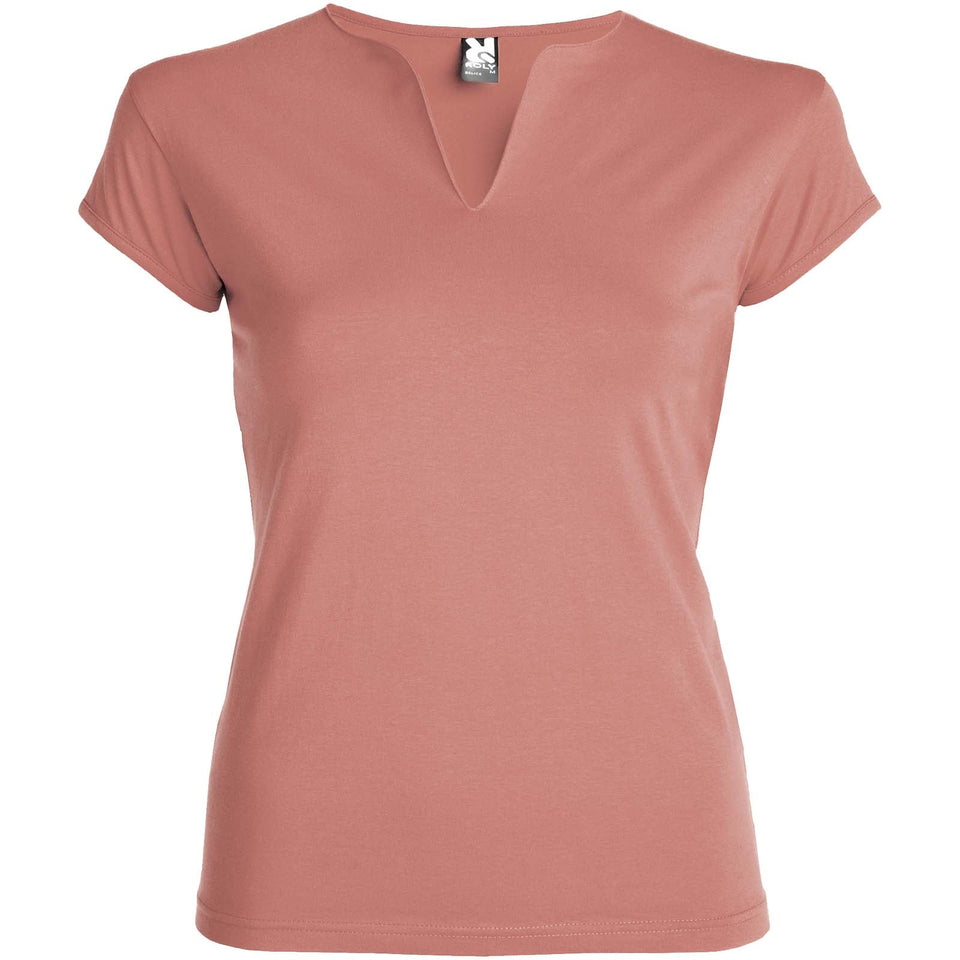 T-shirt a maniche corte da donna Belice personalizzato con logo - Pubblienne