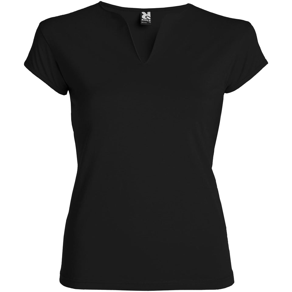 T-shirt a maniche corte da donna Belice personalizzato con logo - Pubblienne