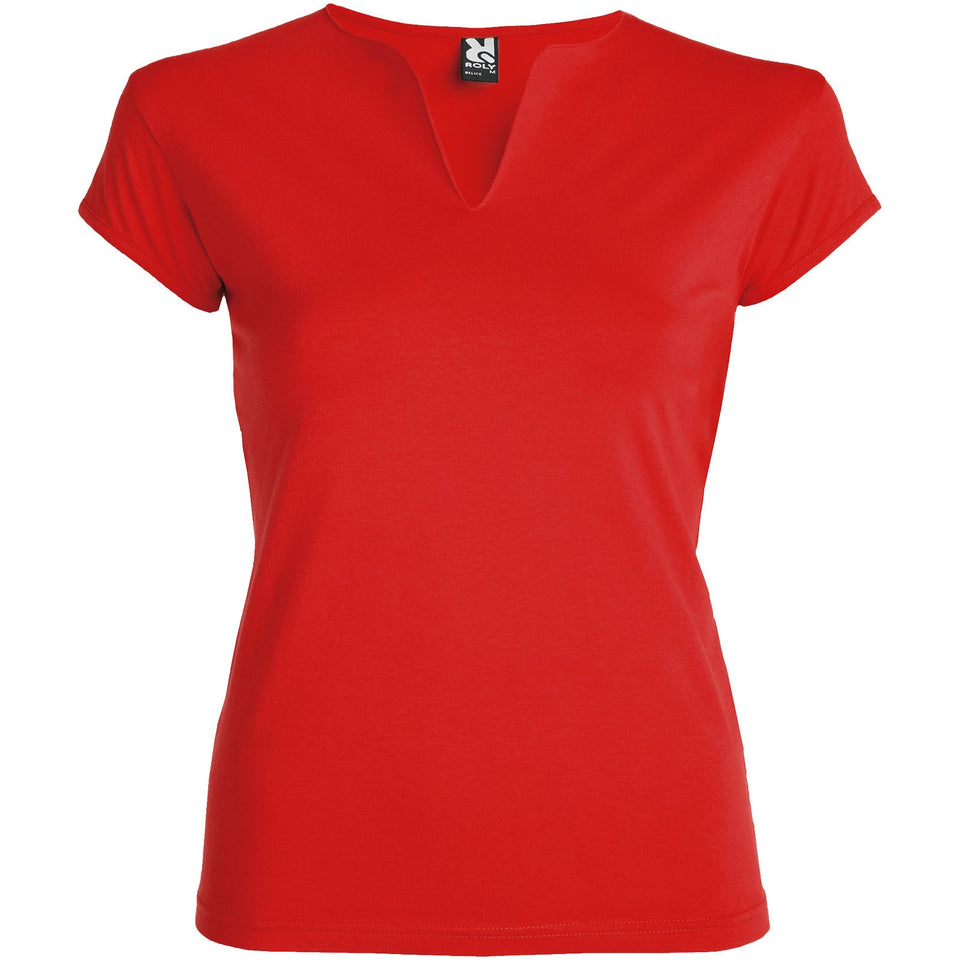 T-shirt a maniche corte da donna Belice personalizzato con logo - Pubblienne