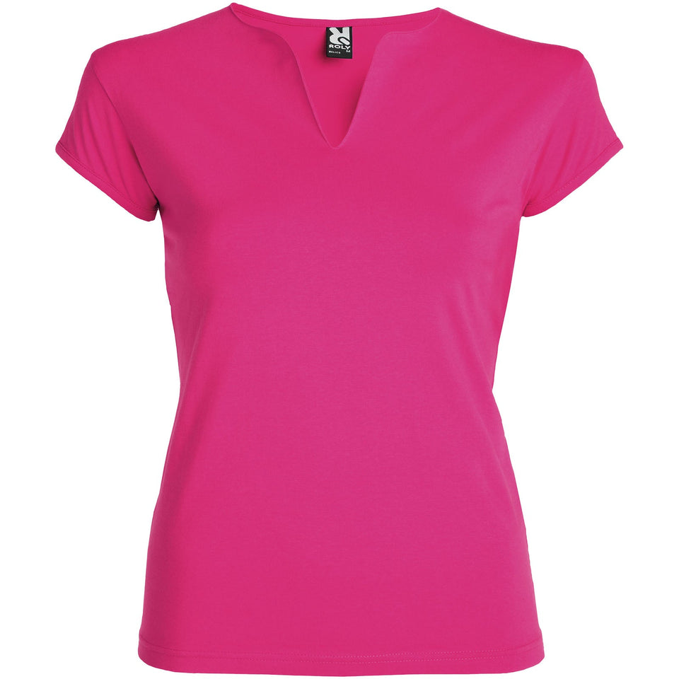 T-shirt a maniche corte da donna Belice personalizzato con logo - Pubblienne