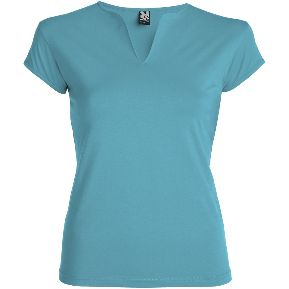 T-shirt a maniche corte da donna Belice personalizzato con logo - Pubblienne